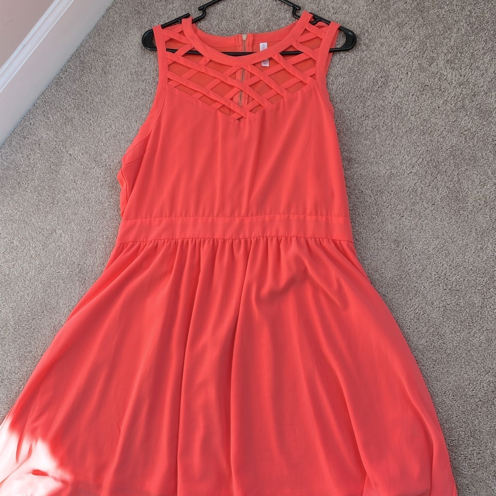 Xhilaration dress with criss cross design